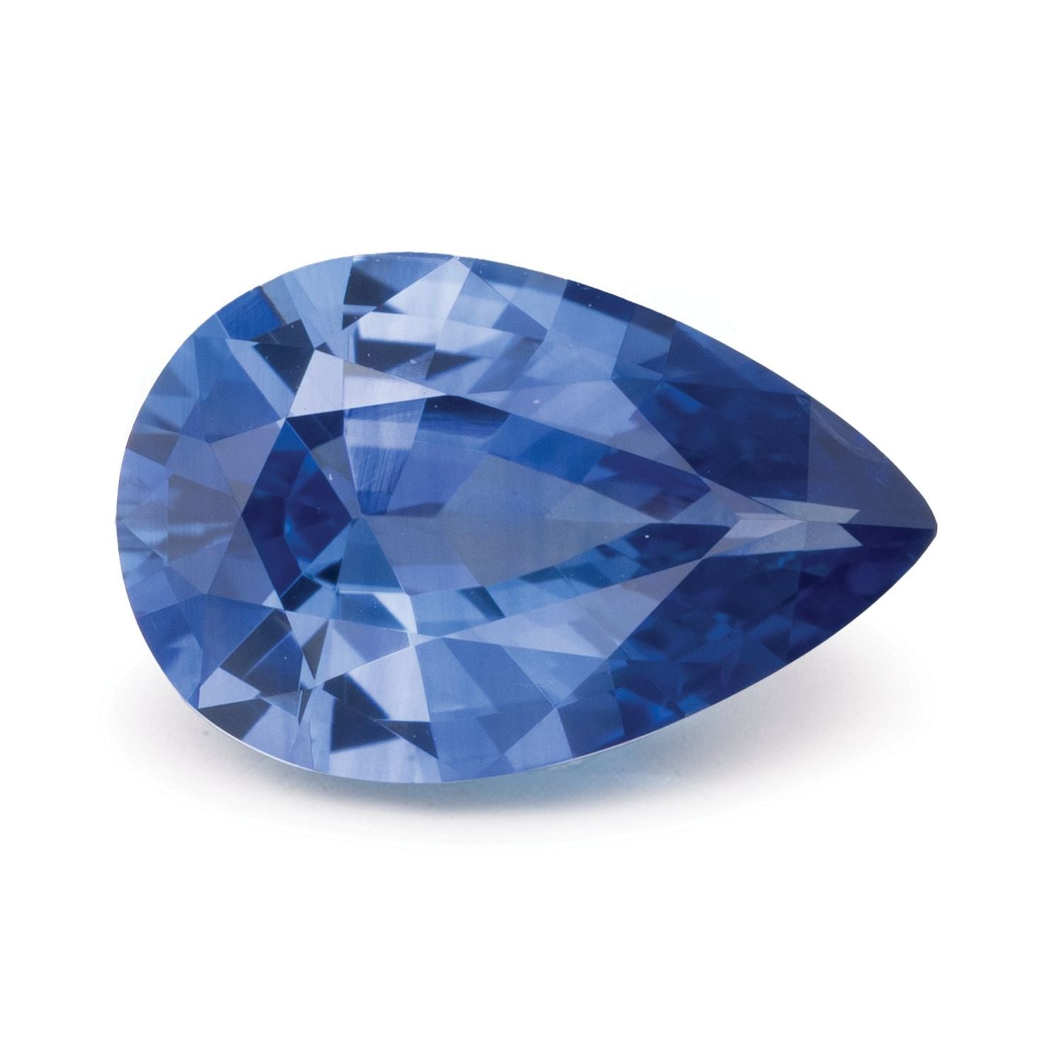 2.22 ct Pear Natural Natural Sapphire Sapphire – Faceted Cut – N/A Certified — Sapphire Row