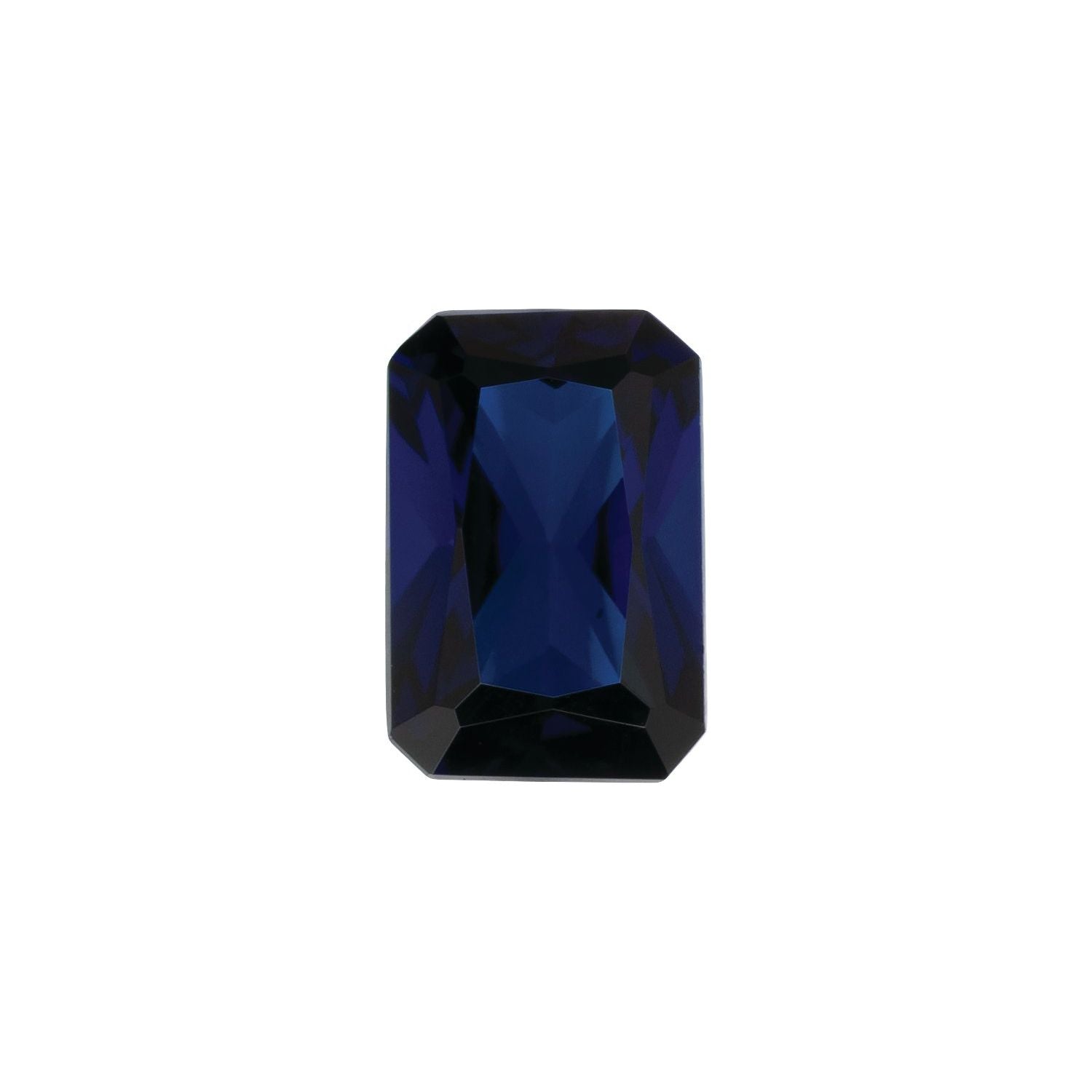 6x4 mm Radiant Lab-Grown Blue Sapphire – Faceted Cut – Eye-Clean Quality — Sapphire Row