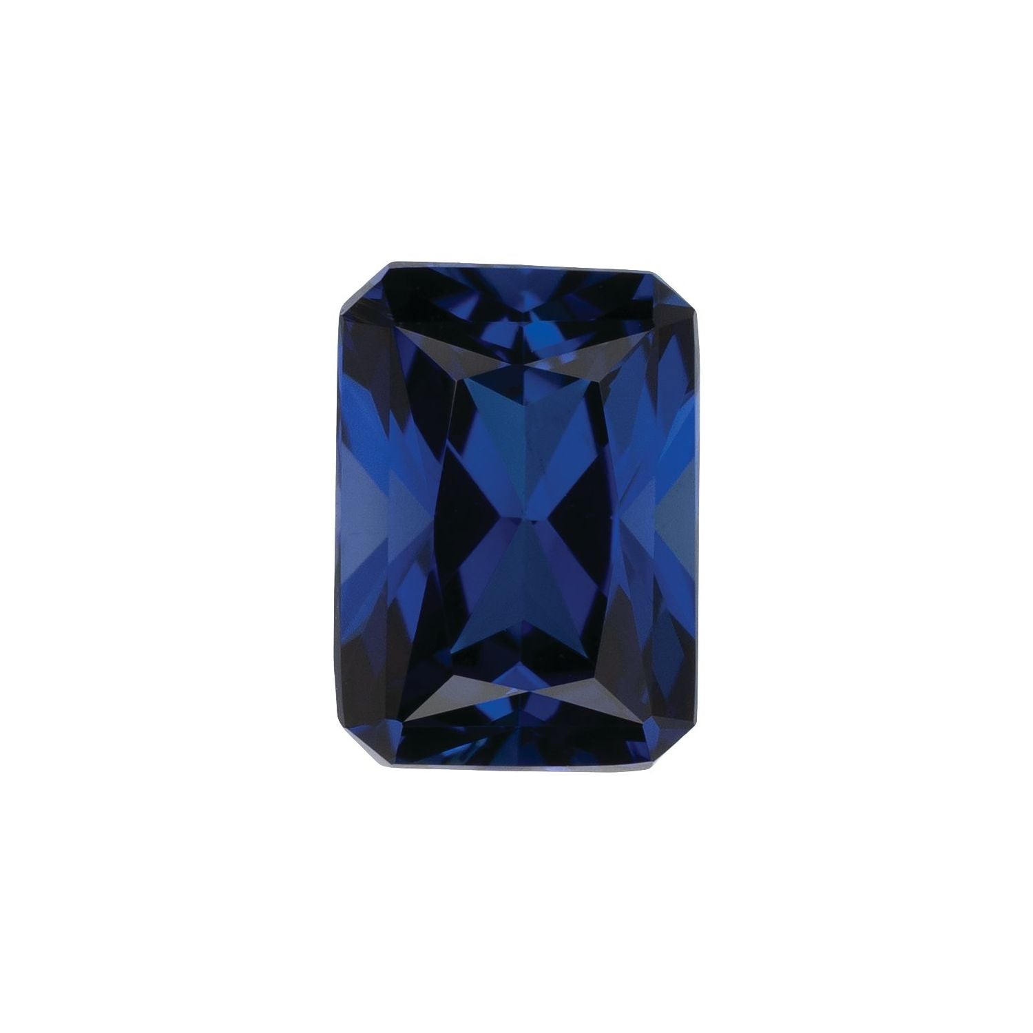 7x5 mm Radiant Lab-Grown Blue Sapphire – Faceted Cut – Eye-Clean Quality — Sapphire Row