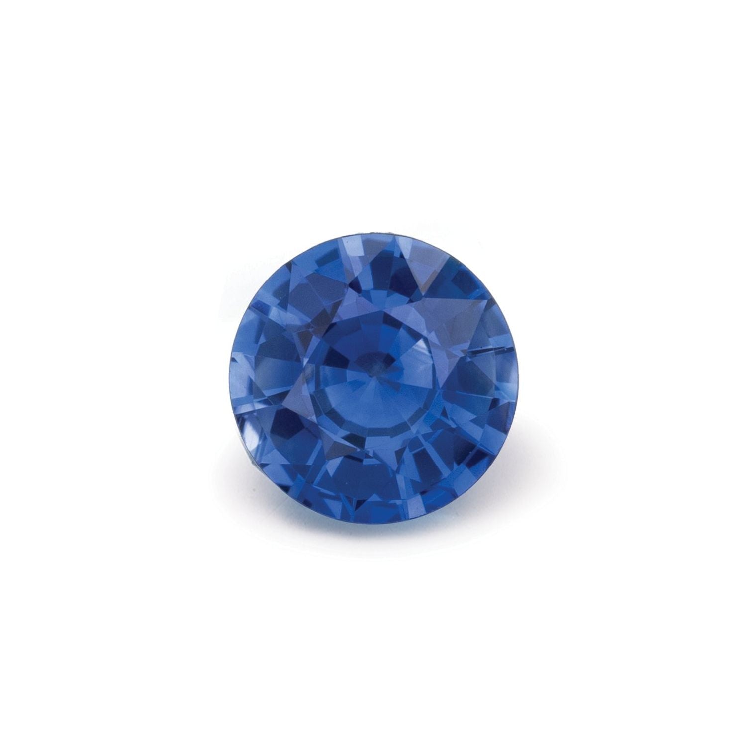 0.65 ct Round Natural Natural Sapphire Sapphire – Faceted Cut – N/A Certified — Sapphire Row