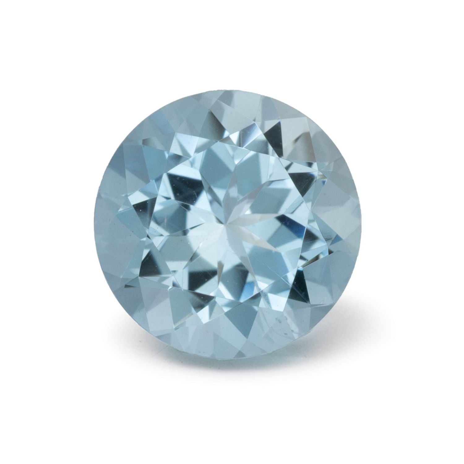 1.71 ct Round Natural Natural Aquamarine Aquamarine – Faceted Cut – N/A Certified — Sapphire Row