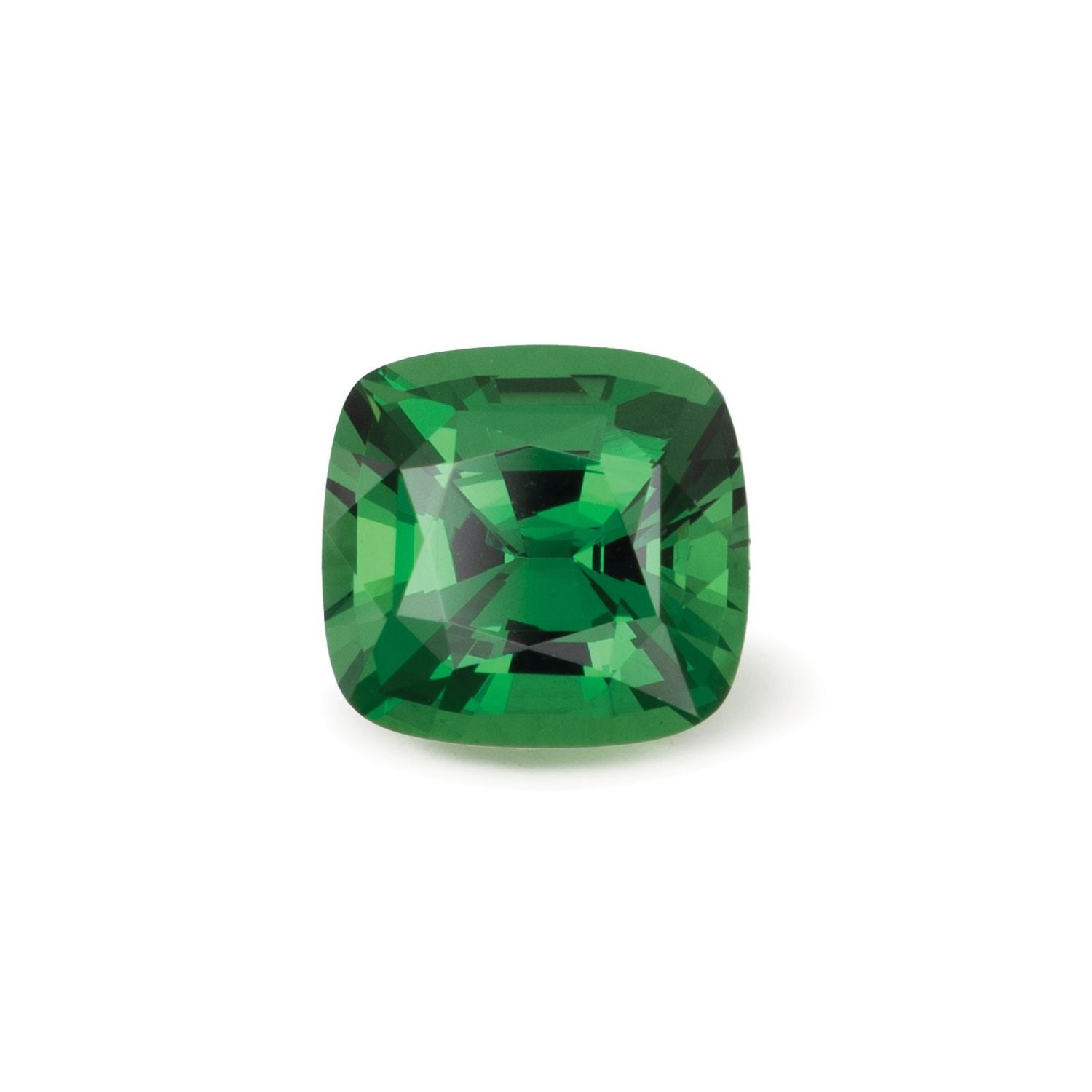 2.03 ct Cushion Natural Natural Tsavorite Garnet Tsavorite Garnet – Faceted Cut – N/A Certified — Sapphire Row
