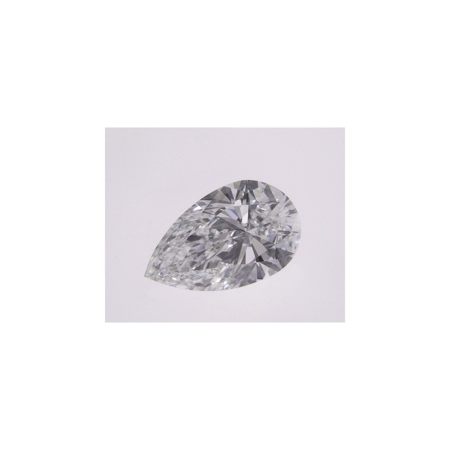 0.54 ct Pear Lab-Grown Diamond – D VS1 – Faceted Cut – IGI Certified — Sapphire Row
