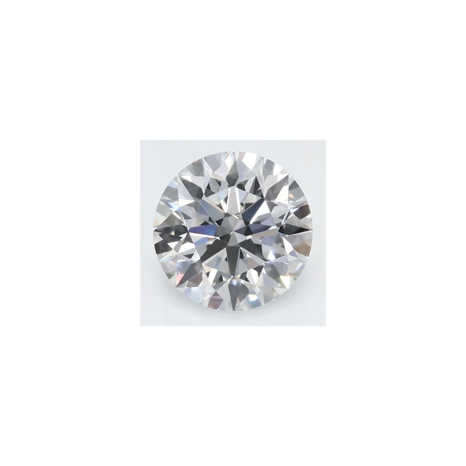 0.89 ct Round Lab-Grown Diamond – E VVS2 – Faceted Cut – GCAL Certified — Sapphire Row