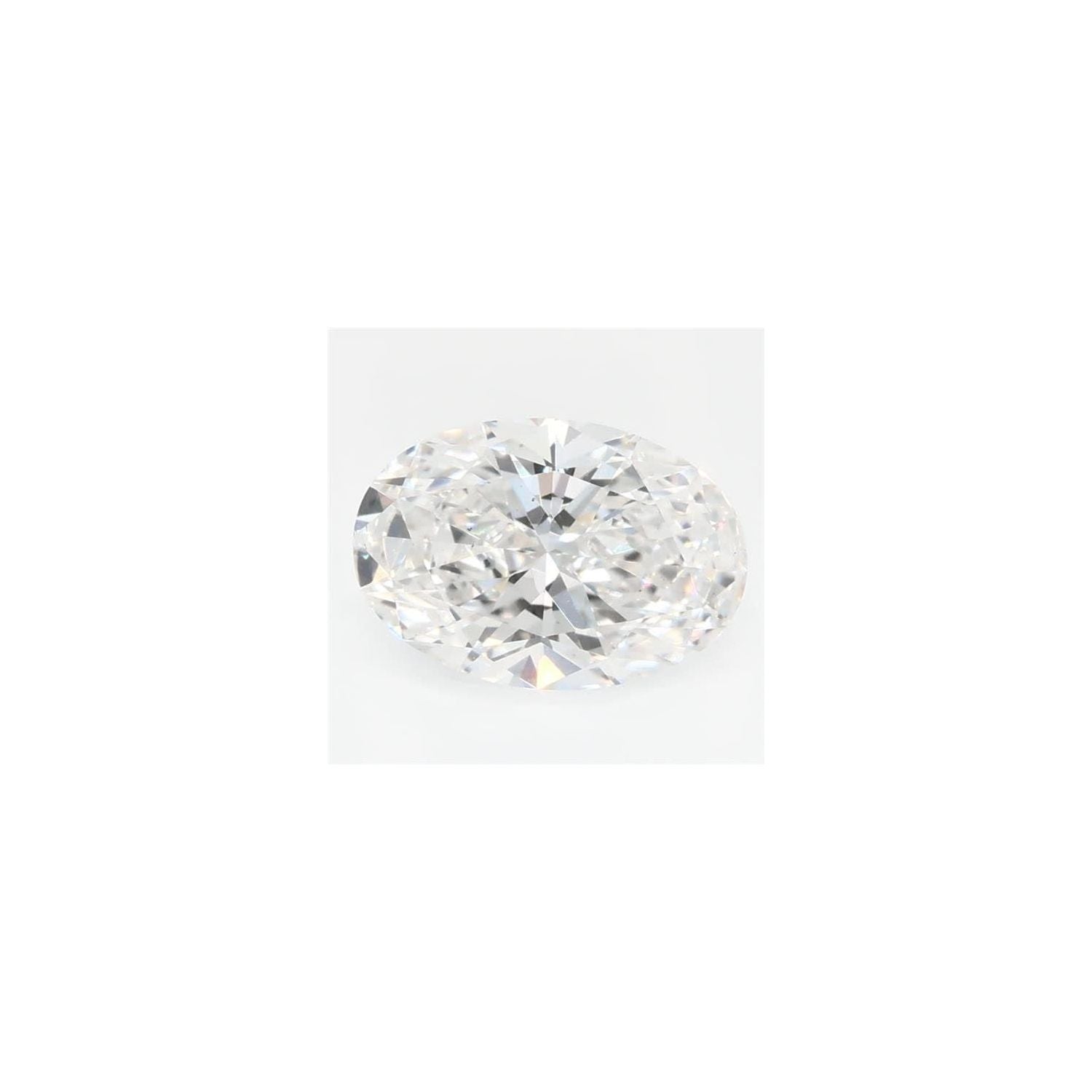 0.91 ct Oval Lab-Grown Diamond – E VS2 – Faceted Cut – GCAL Certified — Sapphire Row