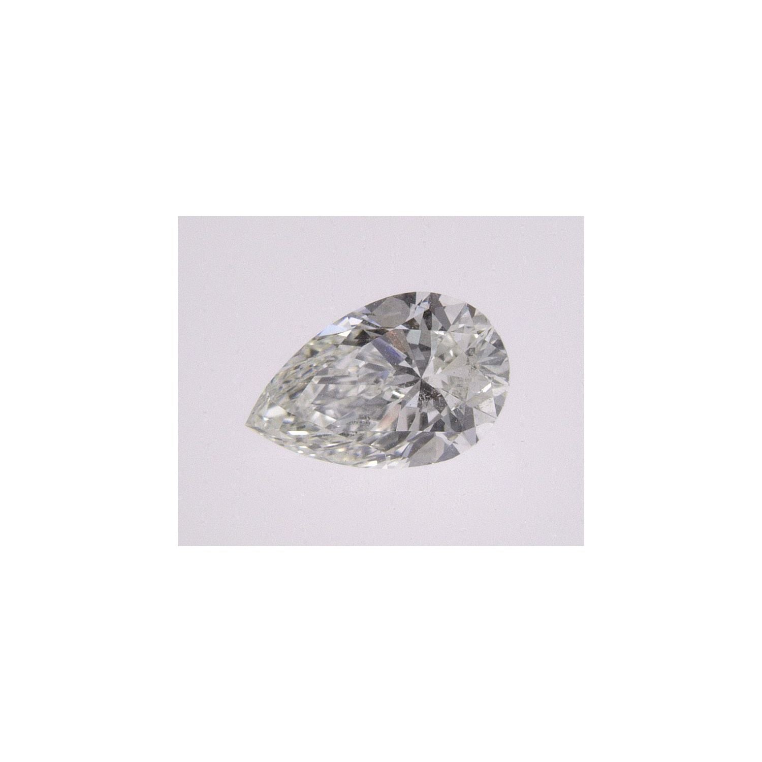 0.62 ct Pear Natural Diamond – I VVS2 – Faceted Cut – GIA Certified — Sapphire Row