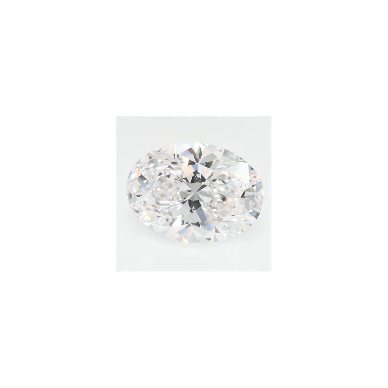 2.42 ct Oval Lab-Grown Diamond – D SI1 – Faceted Cut – GCAL Certified — Sapphire Row