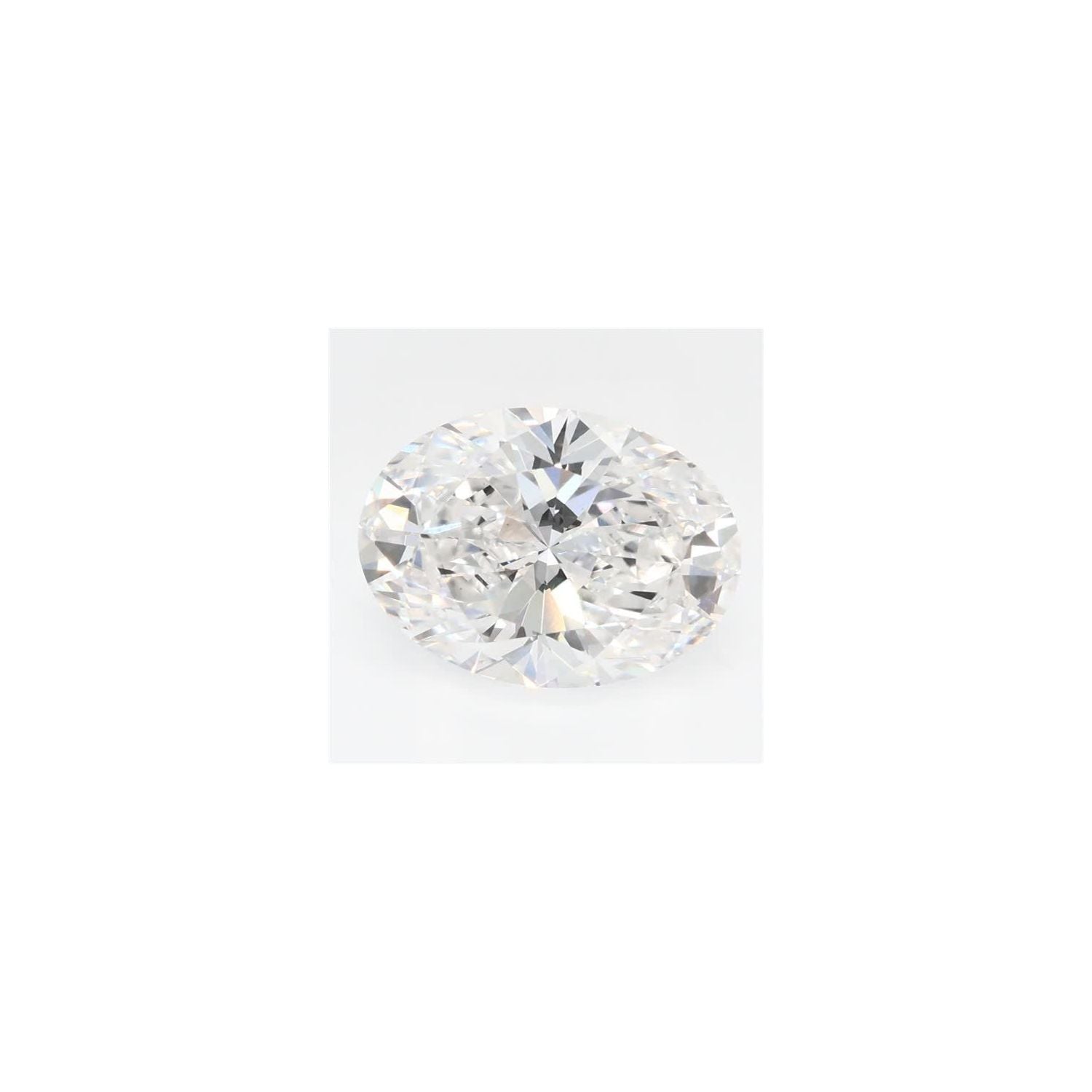 2.56 ct Oval Lab-Grown Diamond – E VS2 – Faceted Cut – GCAL Certified — Sapphire Row