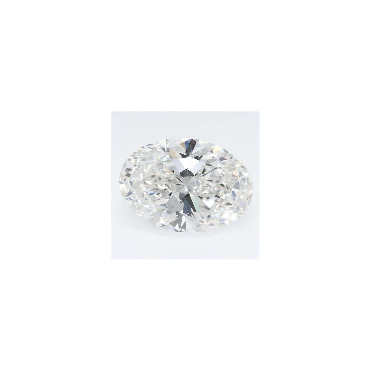 2.58 ct Oval Lab-Grown Diamond – F VS2 – Faceted Cut – GCAL Certified — Sapphire Row