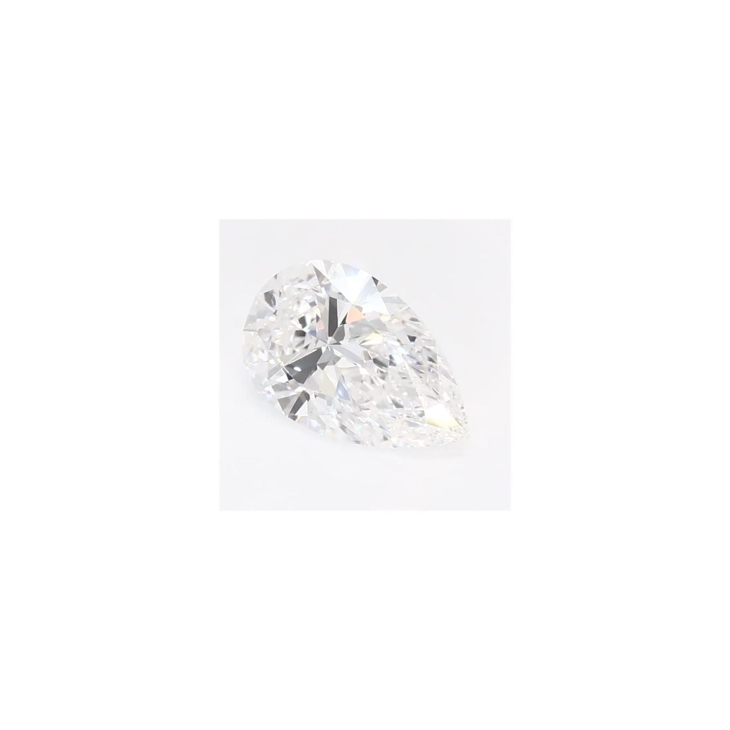 0.52 ct Pear Lab-Grown Diamond – D VS1 – Faceted Cut – GCAL Certified — Sapphire Row