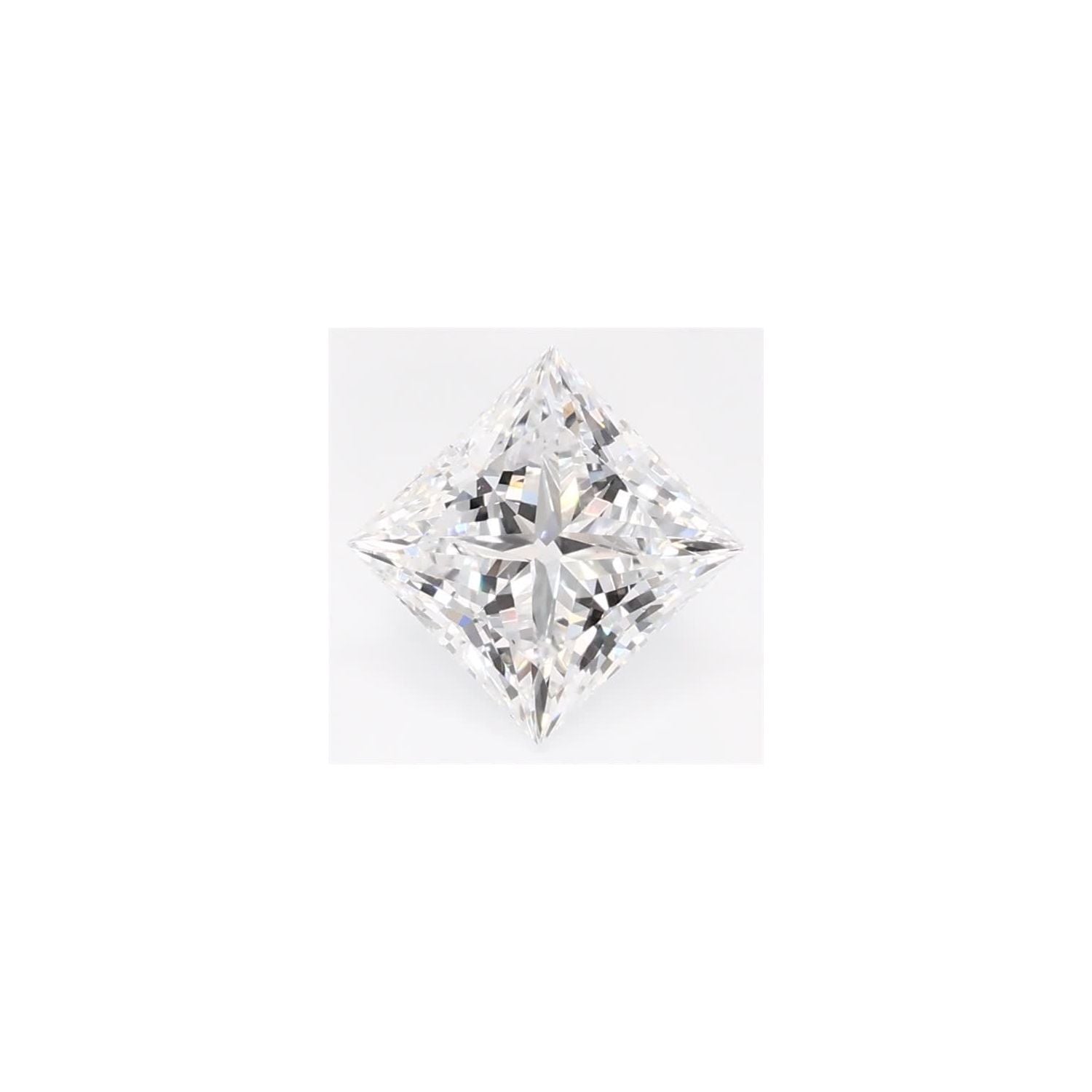 0.77 ct Square Lab-Grown Diamond – D VS2 – Princess-cut – GCAL Certified — Sapphire Row