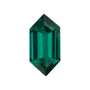 10x5 mm Elongated Hexagon Lab-Grown Green Emerald – Step-Cut – Eye-Clean Quality — Sapphire Row