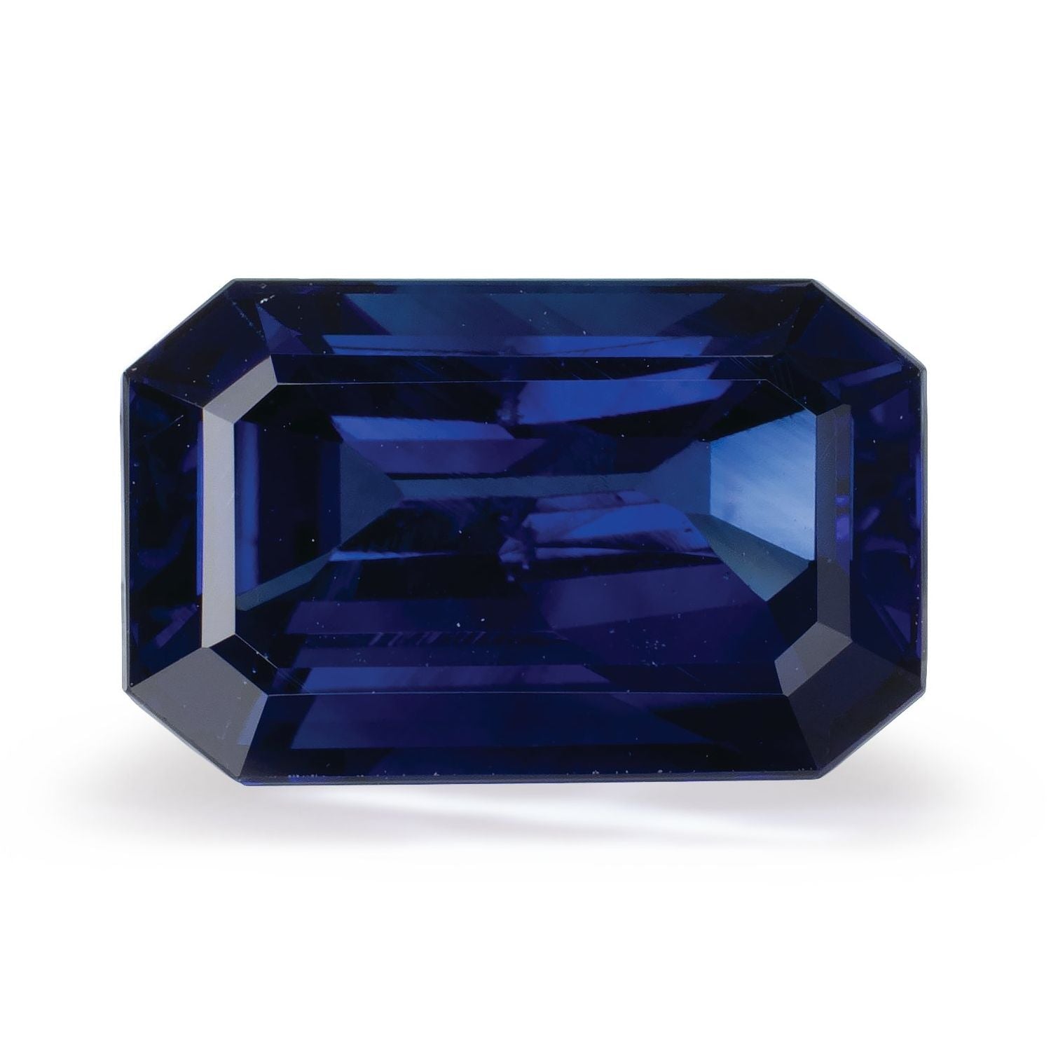 4.20 ct Emerald Natural Natural Sapphire Sapphire – Step-cut – N/A Certified — Sapphire Row