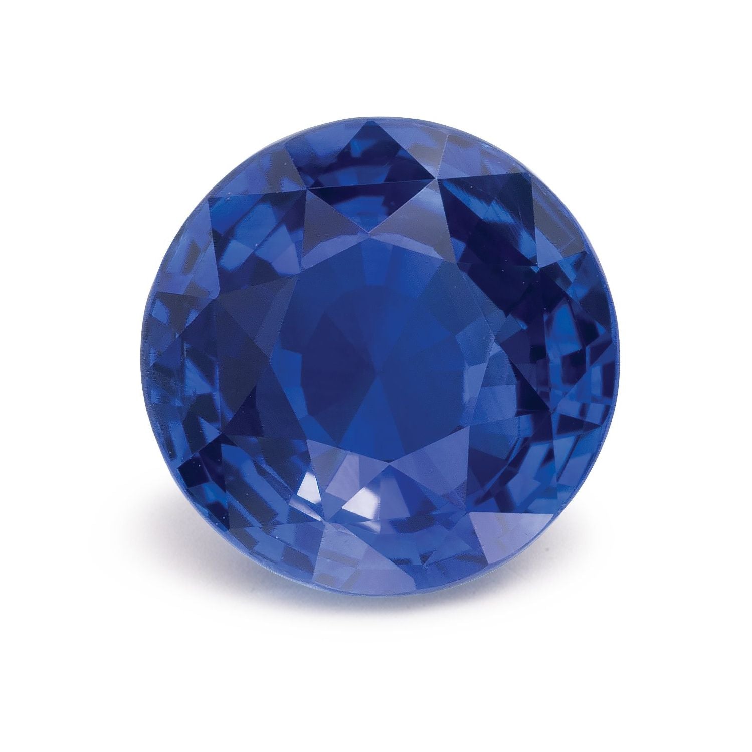 4.09 ct Round Natural Natural Sapphire Sapphire – Faceted Cut – N/A Certified — Sapphire Row