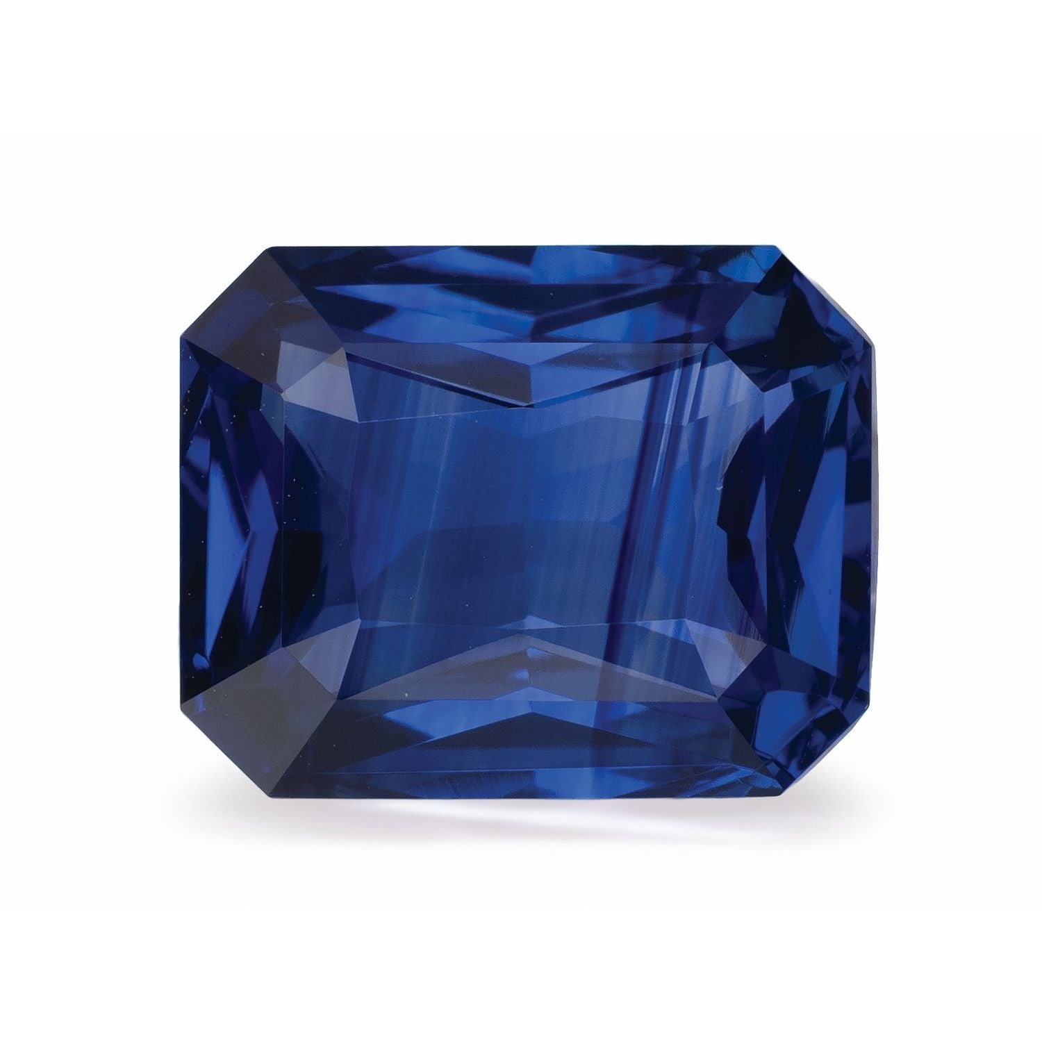 4.14 ct Radiant Natural Natural Sapphire Sapphire – Faceted Cut – N/A Certified — Sapphire Row