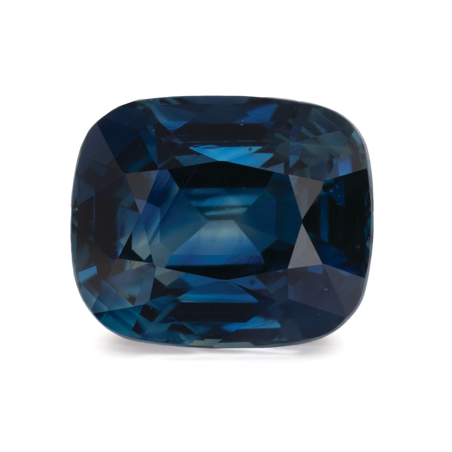 4.08 ct Antique Cushion Natural Natural Sapphire Sapphire – Faceted Cut – N/A Certified — Sapphire Row