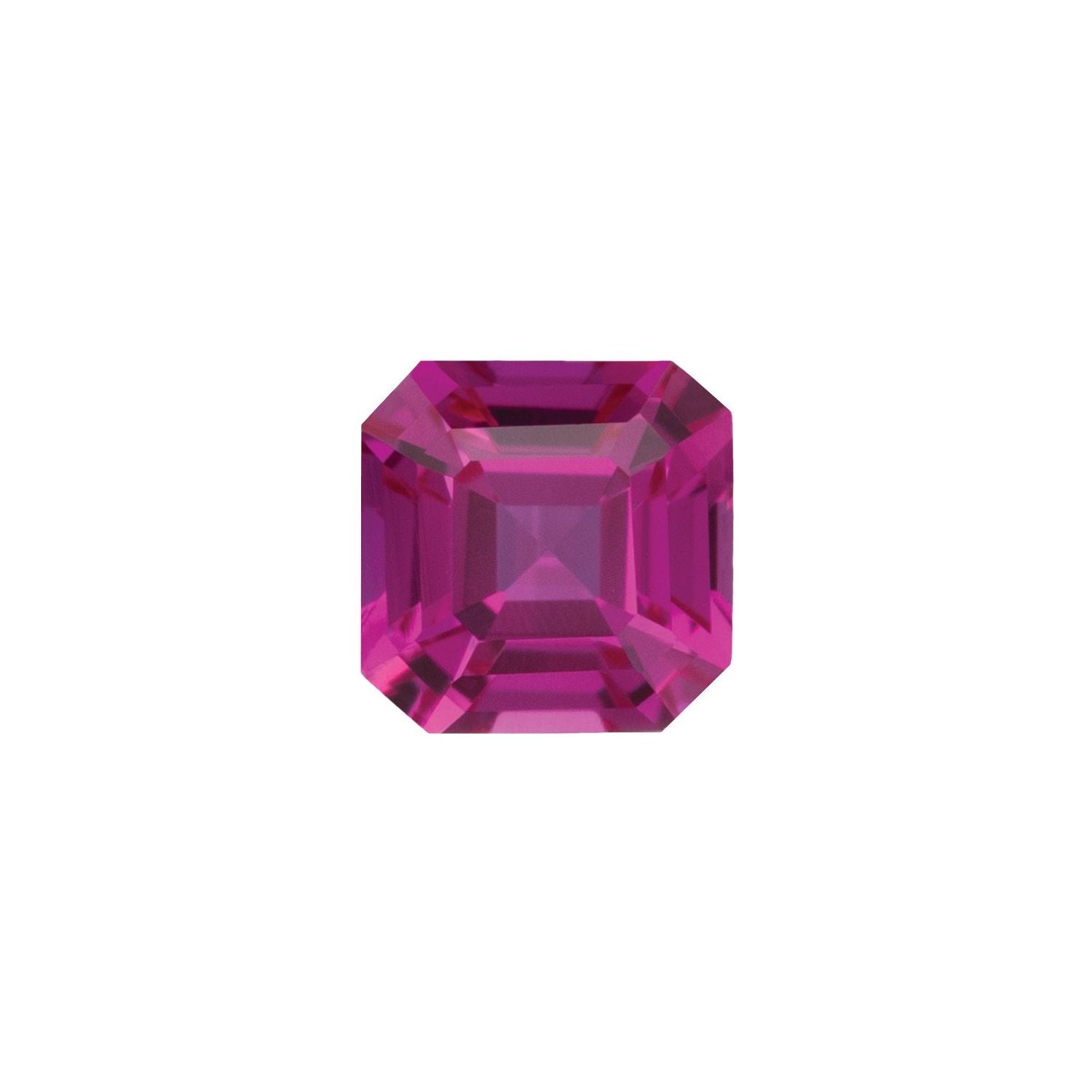 3 mm Asscher Lab-Grown Red Ruby – Step-Cut – Eye-Clean Quality — Sapphire Row