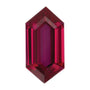 12x6 mm Elongated Hexagon Lab-Grown Red Ruby – Step-Cut – Eye-Clean Quality — Sapphire Row