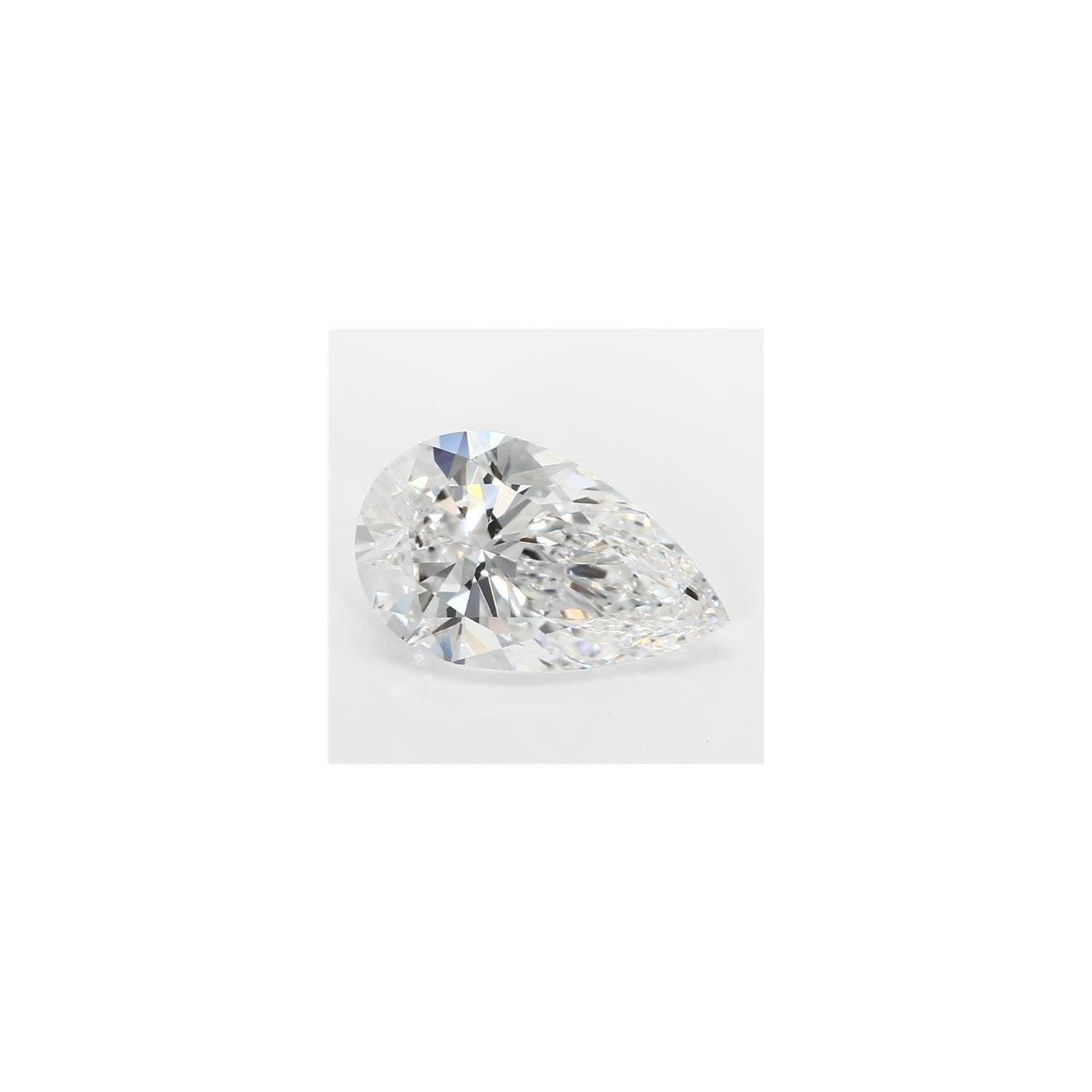 2.50 ct Pear Lab-Grown Diamond – D VVS2 – Faceted Cut – GCAL Certified — Sapphire Row