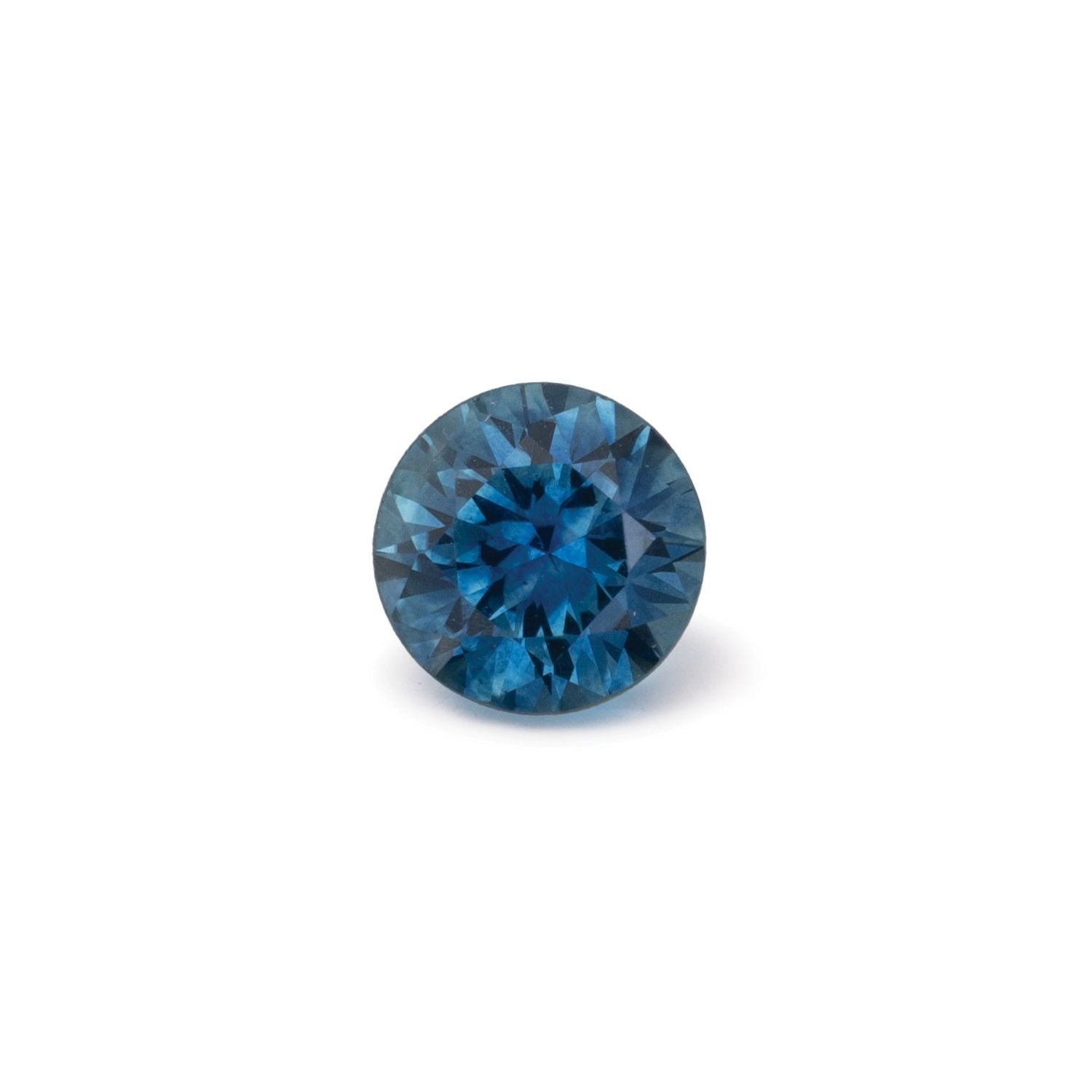 0.99 ct Round Natural Natural Sapphire Sapphire – Faceted Cut – GIA Certified — Sapphire Row