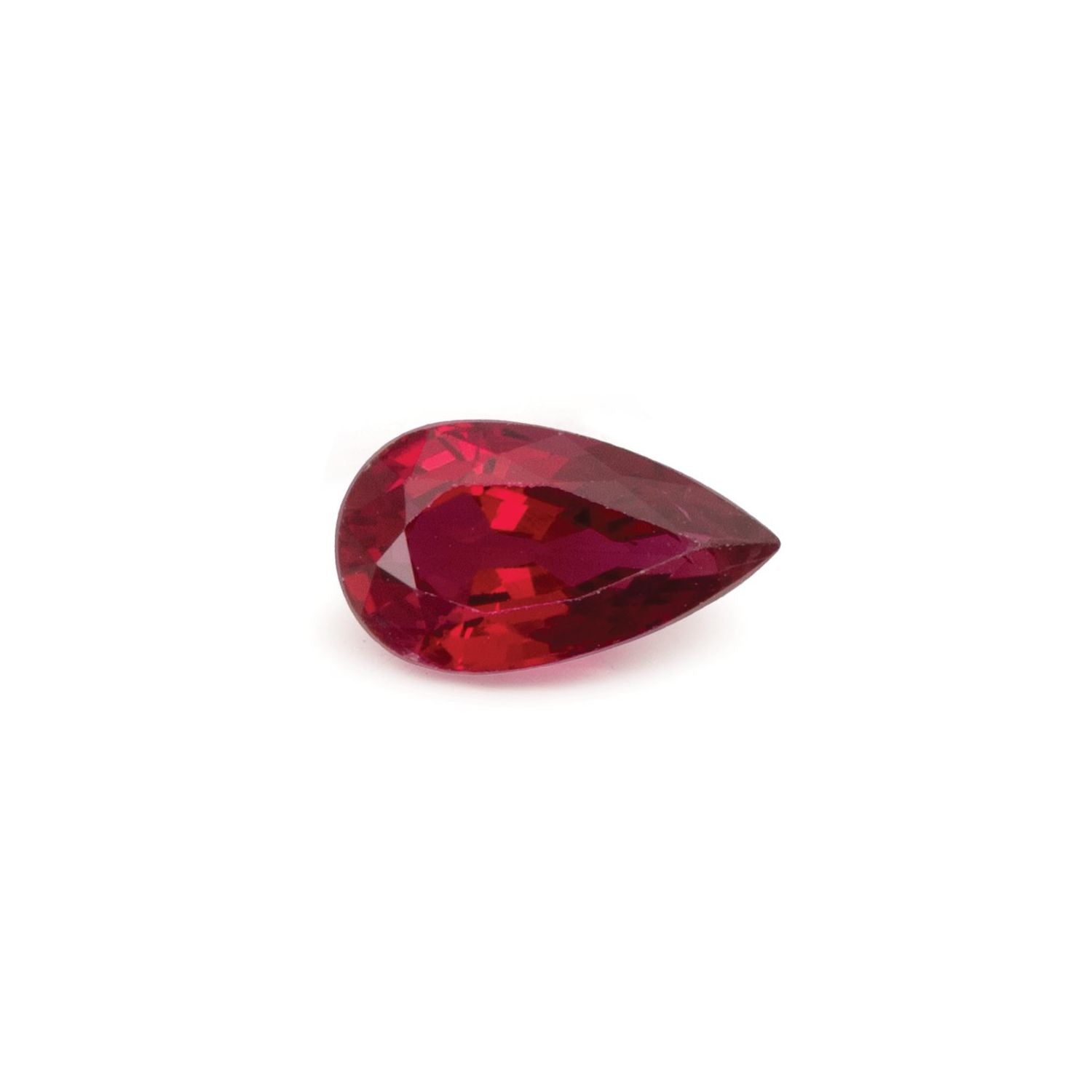 0.96 ct Pear Natural Natural Ruby Ruby – Faceted Cut – N/A Certified — Sapphire Row