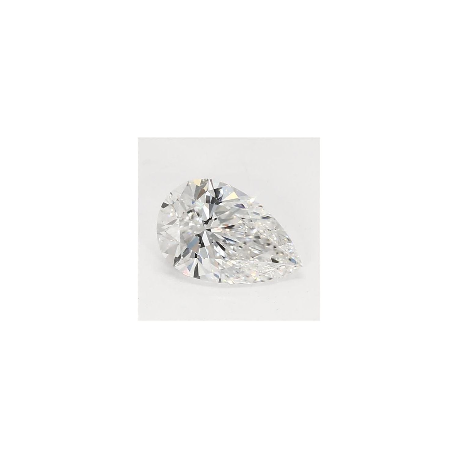 1.00 ct Pear Lab-Grown Diamond – E VVS2 – Faceted Cut – GCAL Certified — Sapphire Row