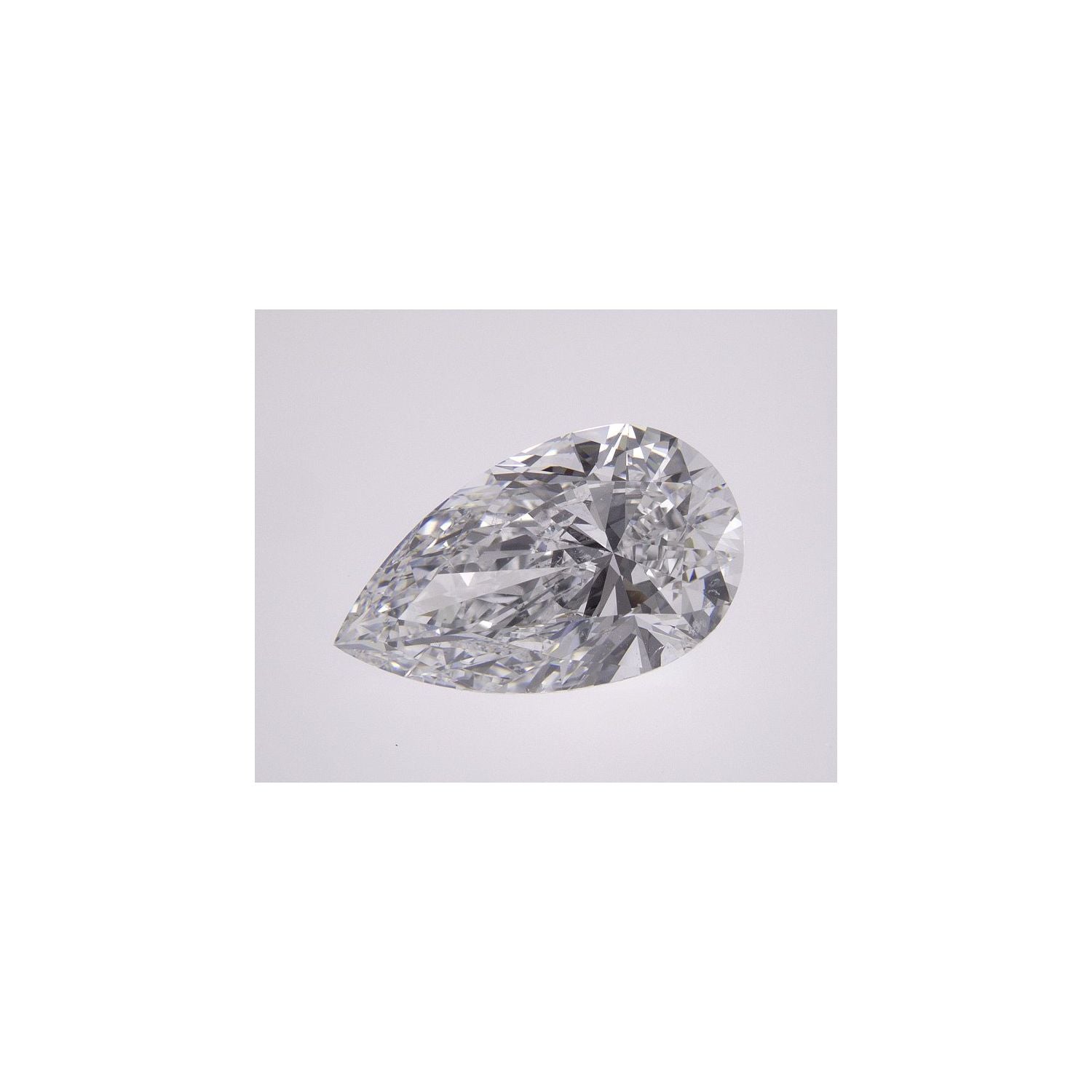 3.03 ct Pear Natural Diamond – D SI2 – Faceted Cut – GIA Certified — Sapphire Row