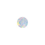 1.5 mm Round Lab-Grown White Opal – Faceted Cut – Eye-Clean Quality — Sapphire Row