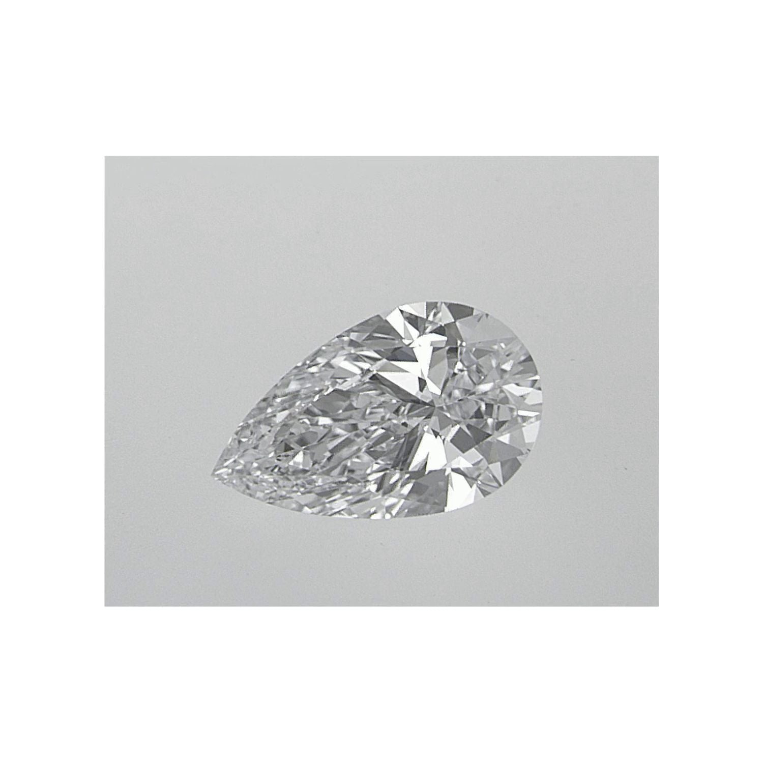0.73 ct Pear Lab-Grown Diamond – D VVS1 – Faceted Cut – IGI Certified — Sapphire Row