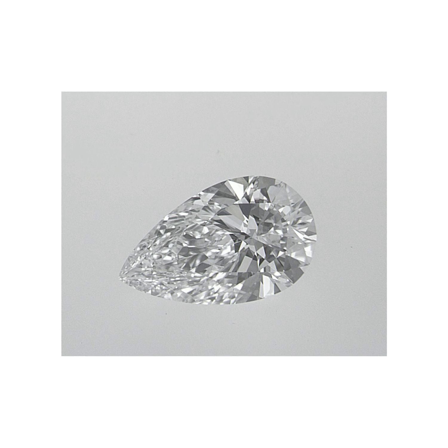 0.74 ct Pear Lab-Grown Diamond – D VVS1 – Faceted Cut – IGI Certified — Sapphire Row