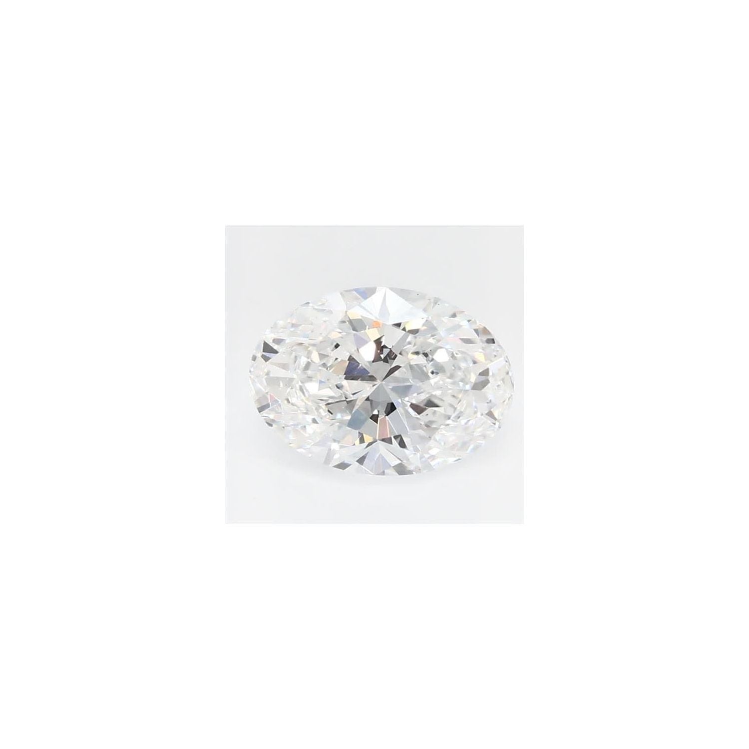 0.72 ct Oval Lab-Grown Diamond – E VS2 – Faceted Cut – GCAL Certified — Sapphire Row