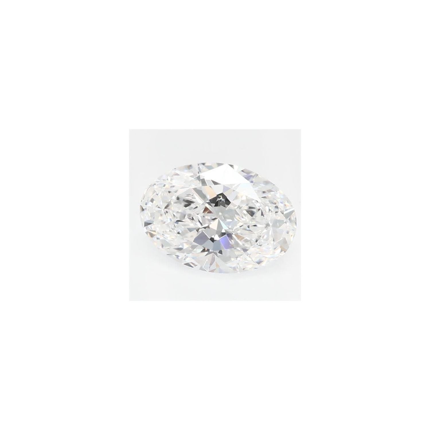 0.72 ct Oval Lab-Grown Diamond – D VVS2 – Faceted Cut – GCAL Certified — Sapphire Row