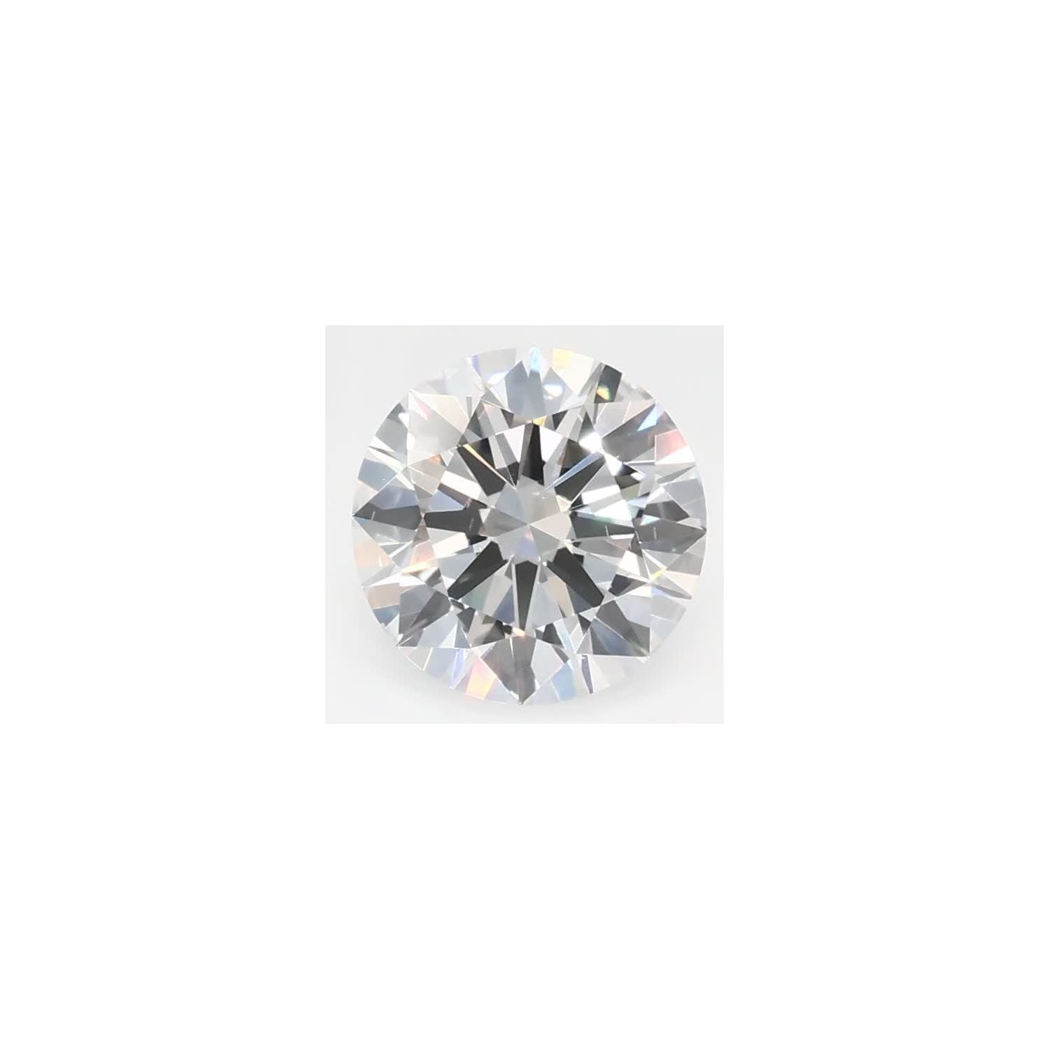 0.87 ct Round Lab-Grown Diamond – F VS2 – Faceted Cut – GCAL Certified — Sapphire Row