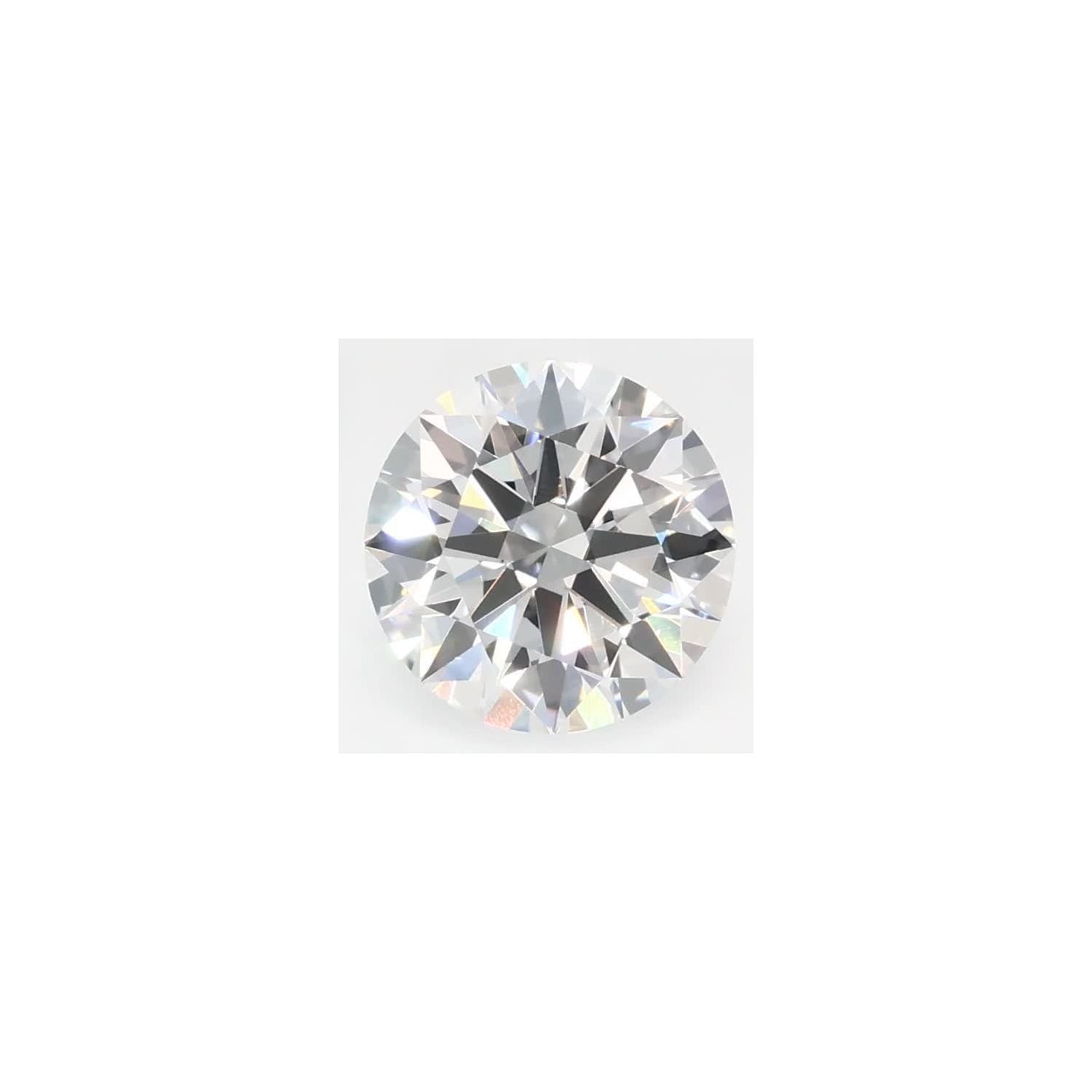 0.89 ct Round Lab-Grown Diamond – E VVS2 – Faceted Cut – GCAL Certified — Sapphire Row