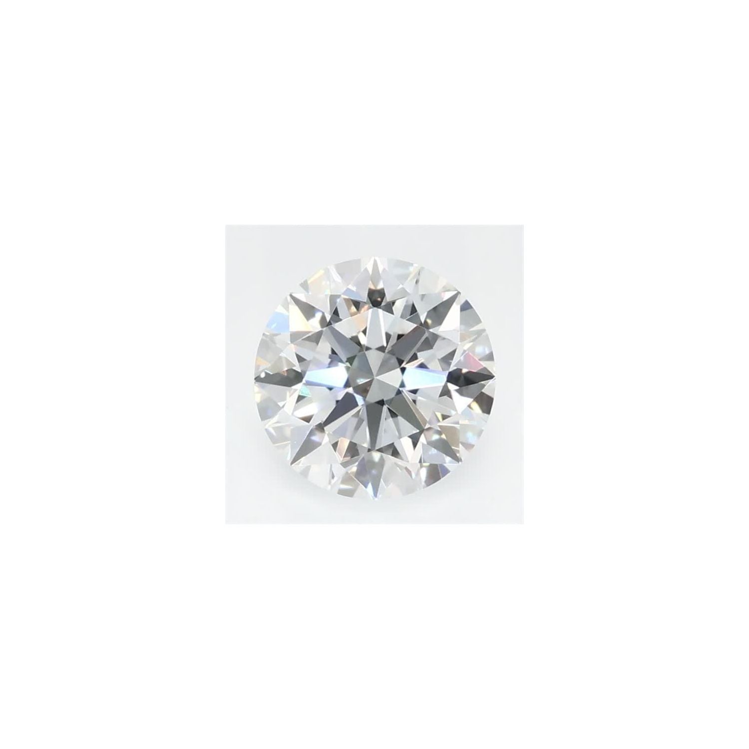 0.87 ct Round Lab-Grown Diamond – F VVS1 – Faceted Cut – GCAL Certified — Sapphire Row