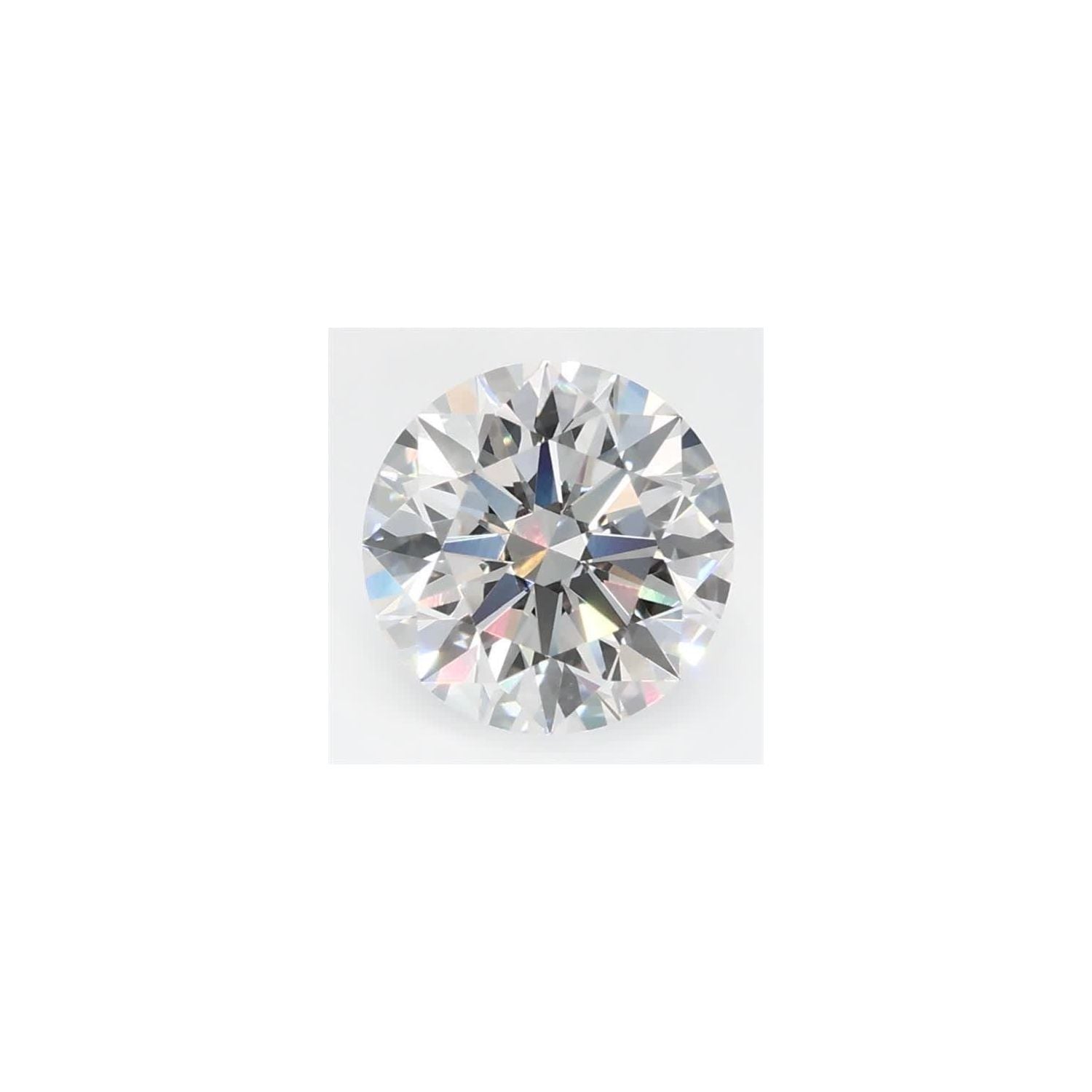 0.89 ct Round Lab-Grown Diamond – F VVS1 – Faceted Cut – GCAL Certified — Sapphire Row