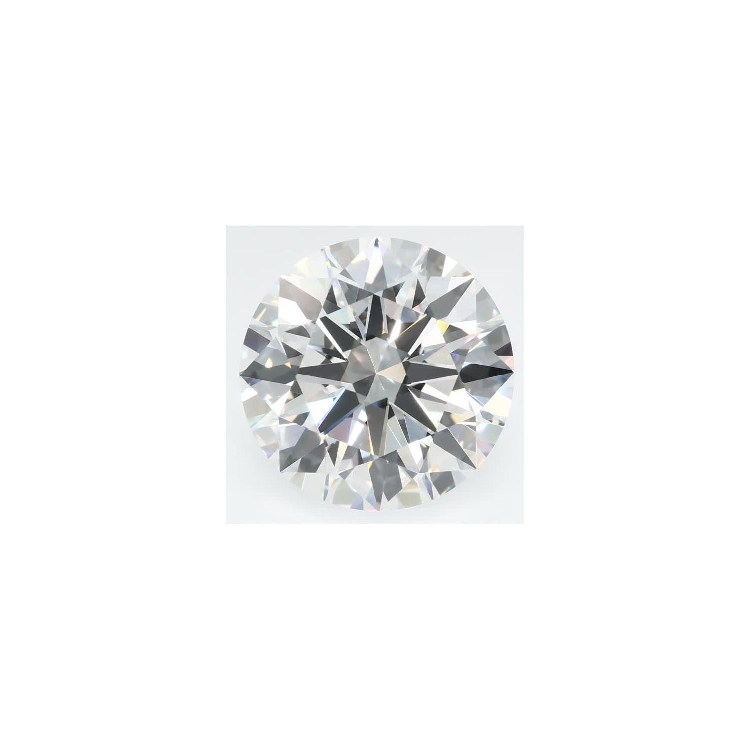 4.08 ct Round Lab-Grown Diamond – F VVS2 – Faceted Cut – GCAL Certified — Sapphire Row