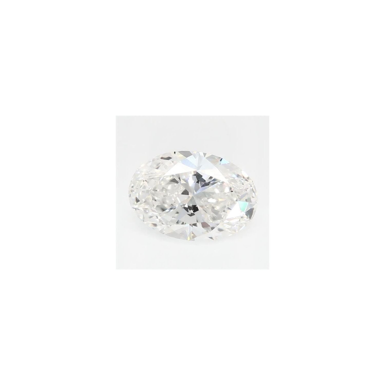 0.76 ct Oval Lab-Grown Diamond – F VVS2 – Faceted Cut – GCAL Certified — Sapphire Row