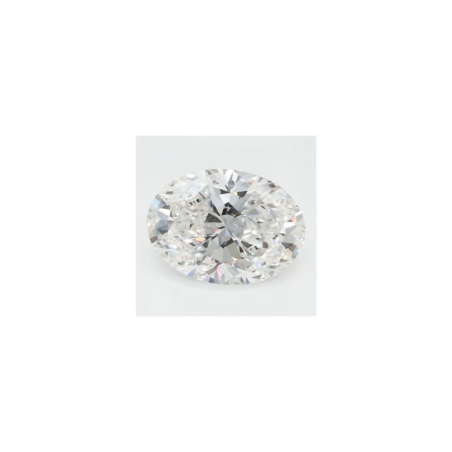 0.97 ct Oval Lab-Grown Diamond – F VVS2 – Faceted Cut – GCAL Certified — Sapphire Row
