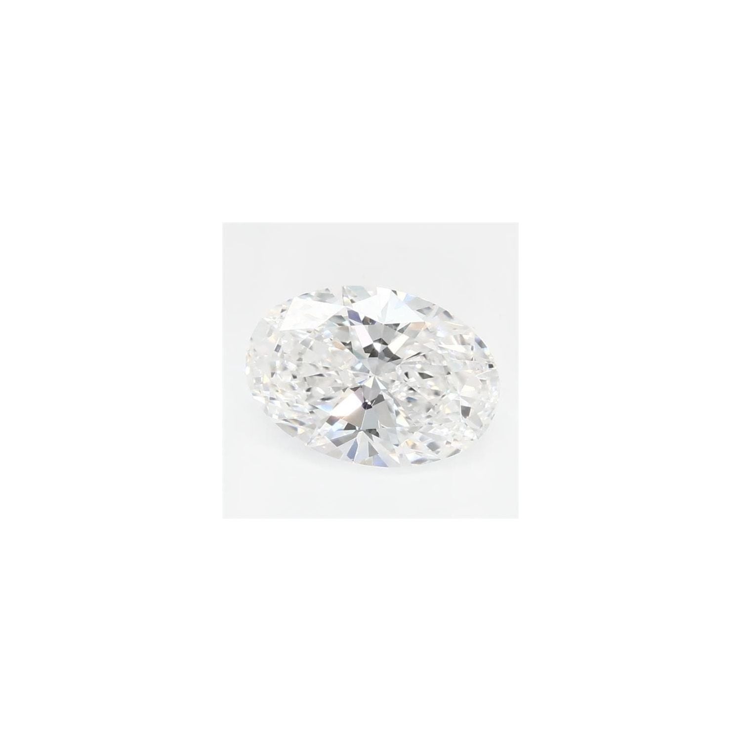 0.79 ct Oval Lab-Grown Diamond – D VVS2 – Faceted Cut – GCAL Certified — Sapphire Row
