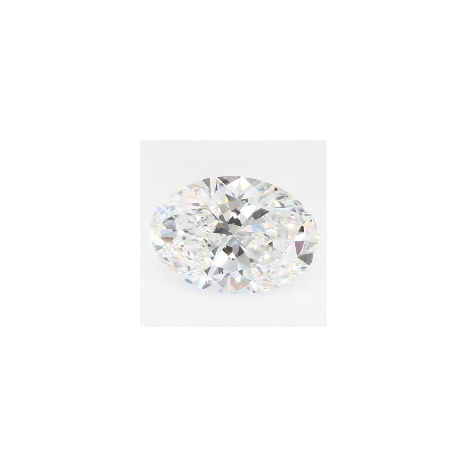 0.97 ct Oval Lab-Grown Diamond – D VVS2 – Faceted Cut – GCAL Certified — Sapphire Row