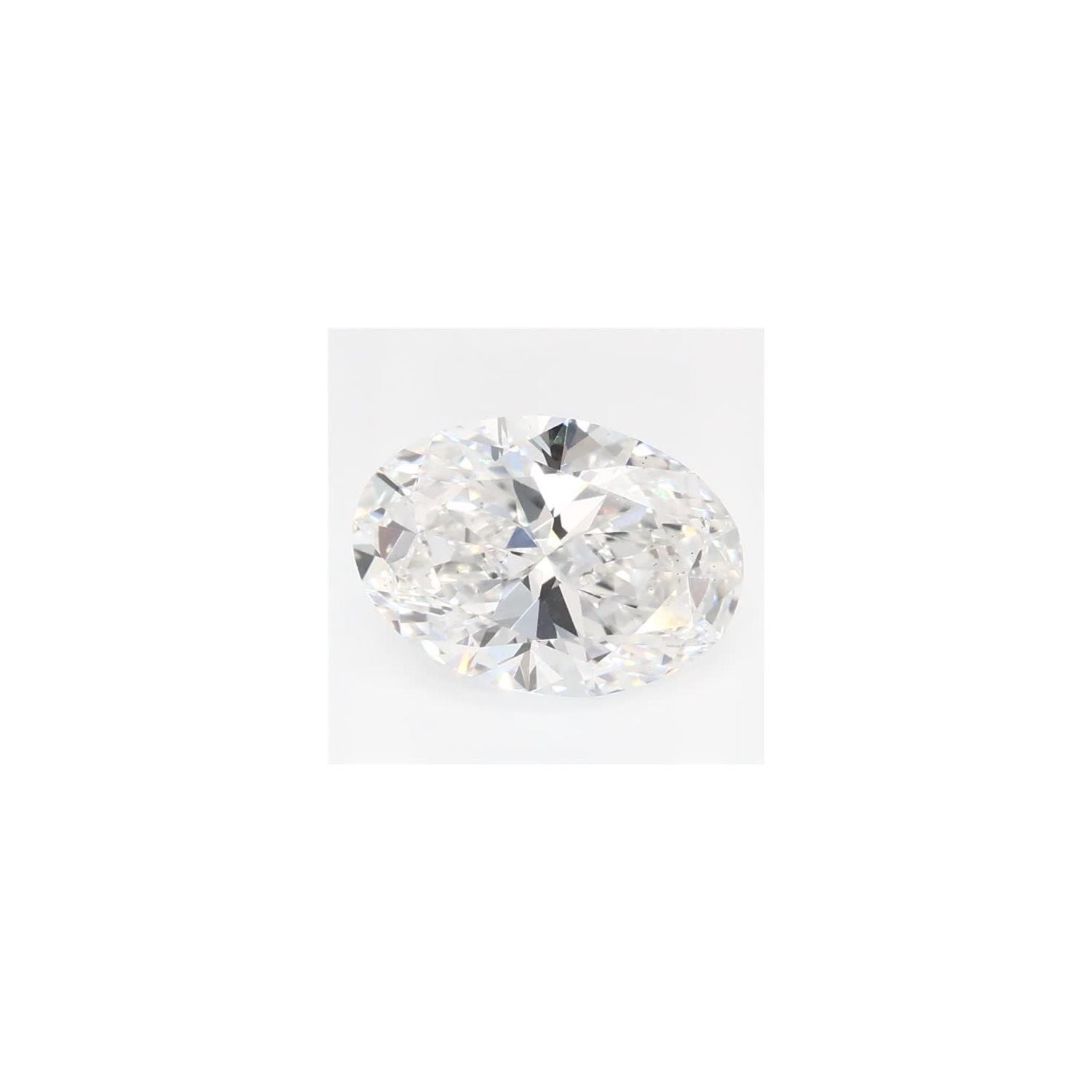 0.91 ct Oval Lab-Grown Diamond – E VS2 – Faceted Cut – GCAL Certified — Sapphire Row