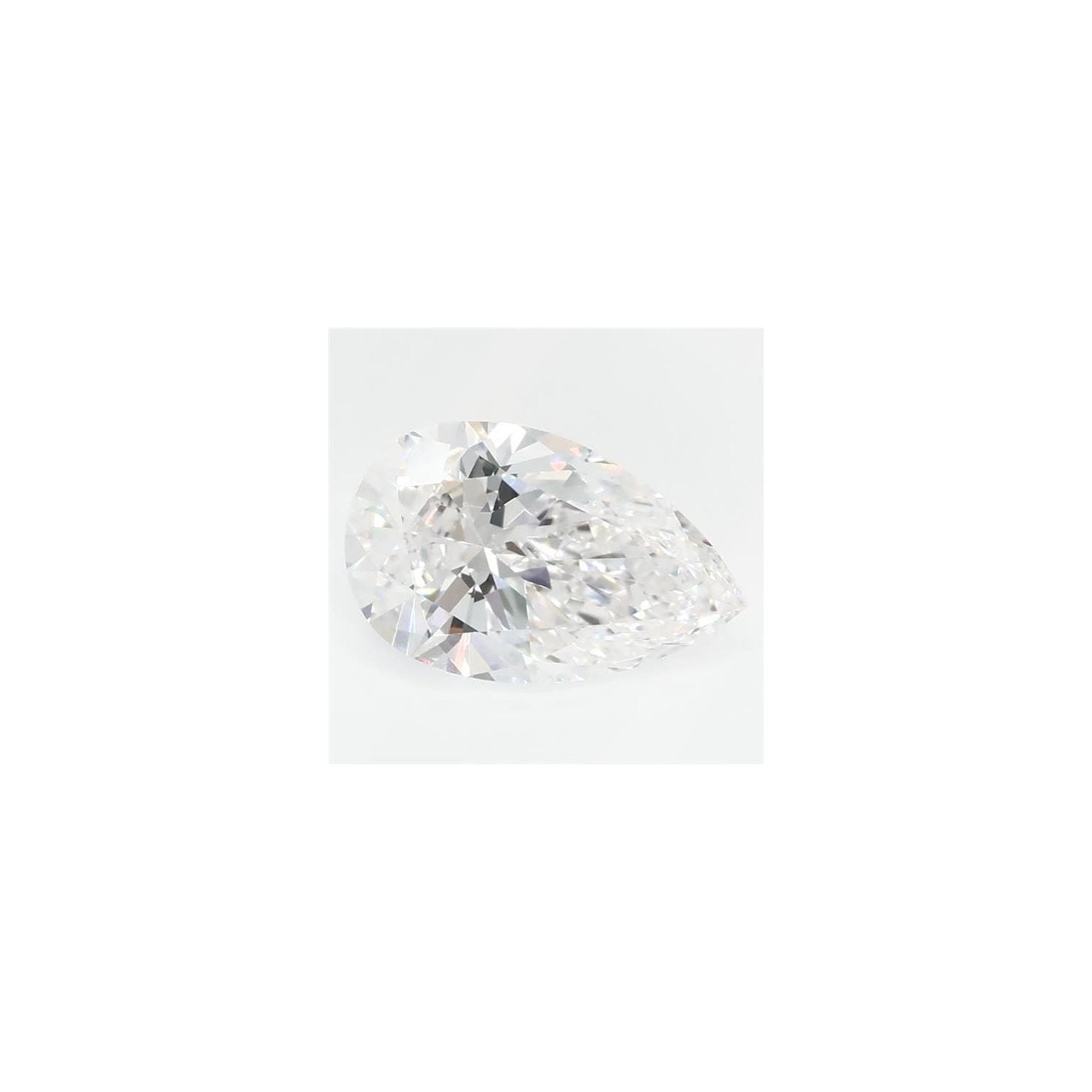 0.80 ct Pear Lab-Grown Diamond – D VVS2 – Faceted Cut – GCAL Certified — Sapphire Row