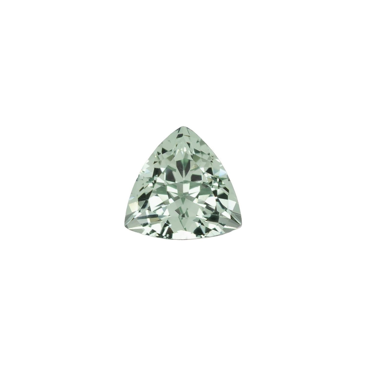 4 mm Trillion Lab-Grown Mint Green Sapphire – Faceted Cut – Eye-Clean Quality — Sapphire Row