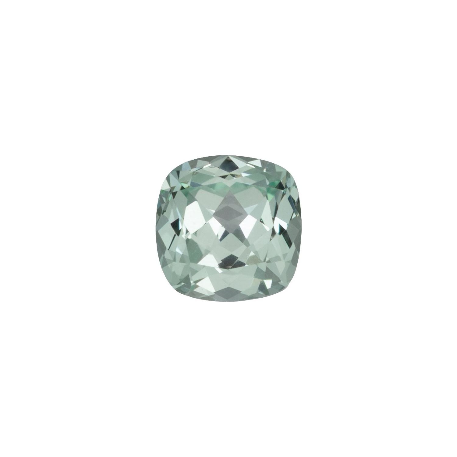 4 mm Cushion Lab-Grown Mint Green Sapphire – Faceted Cut – Eye-Clean Quality — Sapphire Row