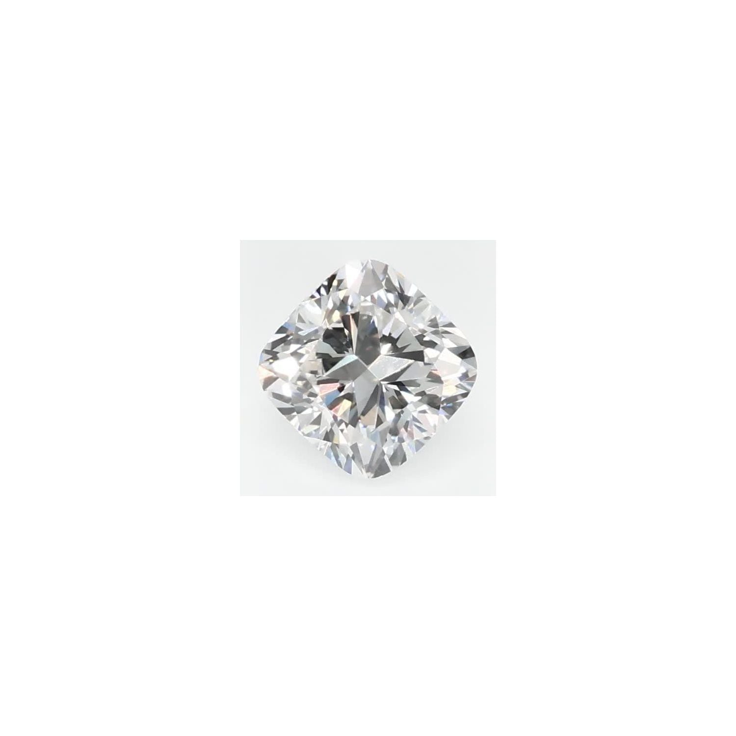 0.53 ct Cushion Lab-Grown Diamond – F VVS2 – Faceted Cut – GCAL Certified — Sapphire Row