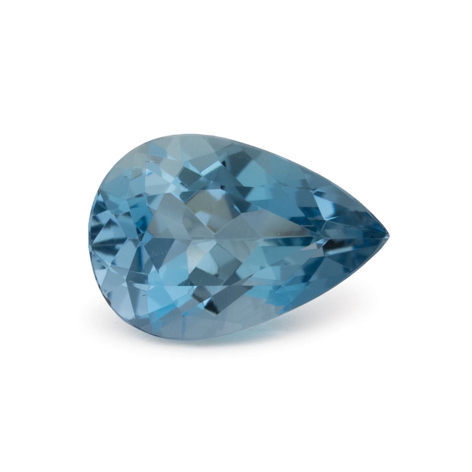 1.22 ct Pear Natural Natural Aquamarine Aquamarine – Faceted Cut – N/A Certified — Sapphire Row