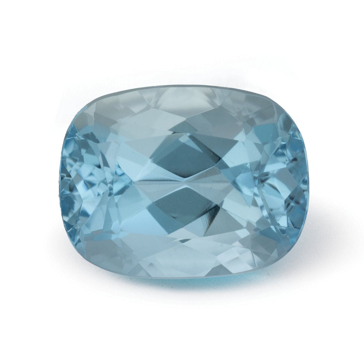2.95 ct Antique Cushion Natural Natural Aquamarine Aquamarine – Faceted Cut – N/A Certified — Sapphire Row