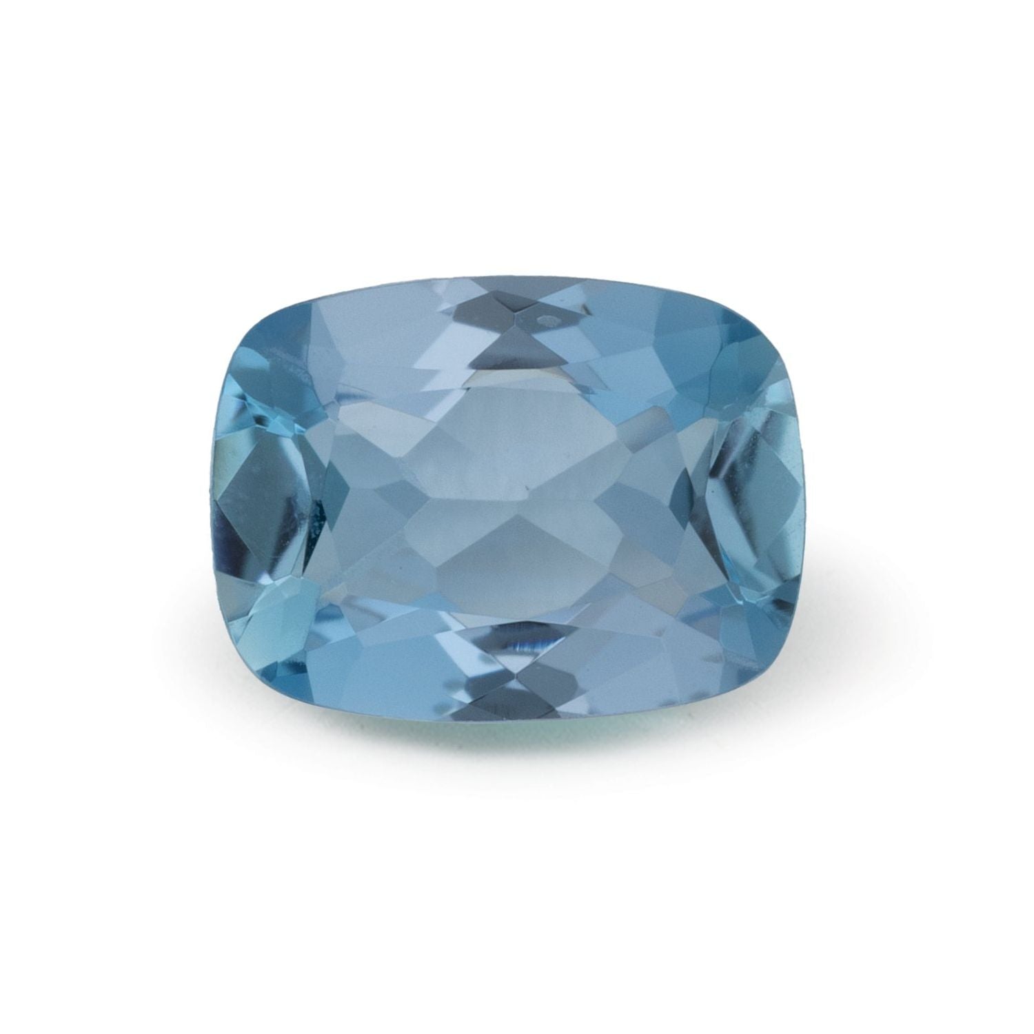 1.11 ct Antique Cushion Natural Natural Aquamarine Aquamarine – Faceted Cut – N/A Certified — Sapphire Row