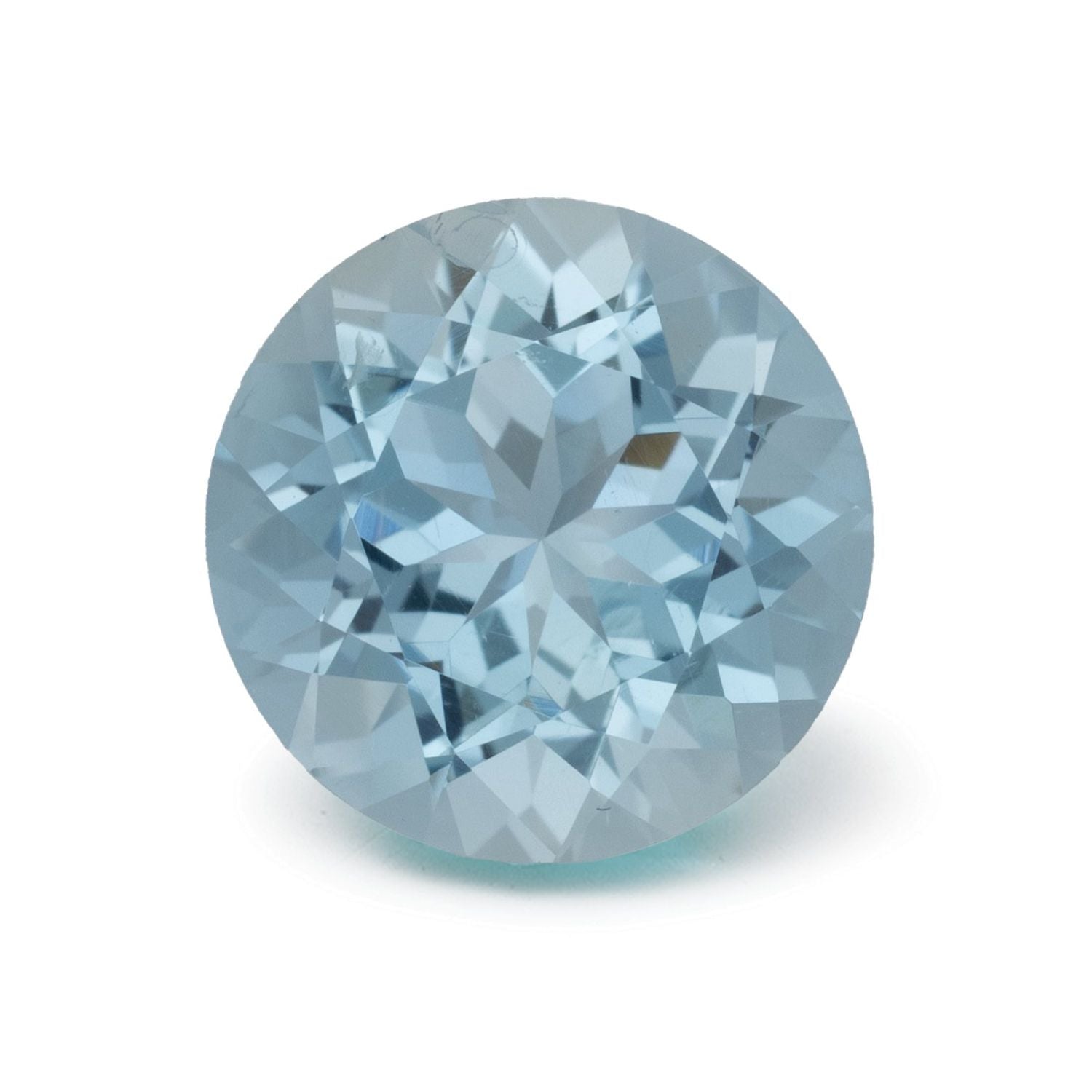 1.95 ct natural blue aquamarine from Mozambique, round cut | Sapphire Row